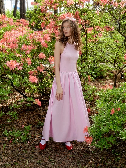 картинка Сарафан женский розовый  от магазина стильной одежды Mark Formelle