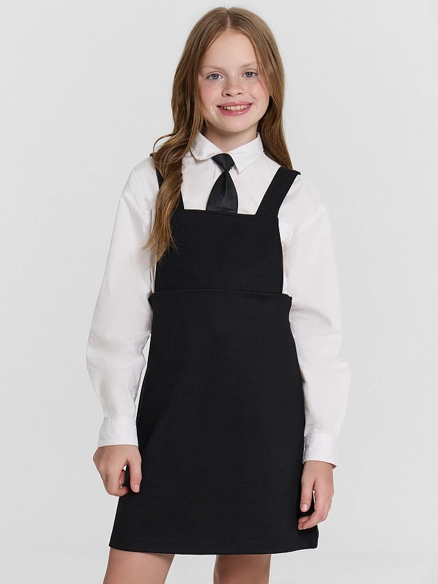 Сарафан для девочек черный - 2