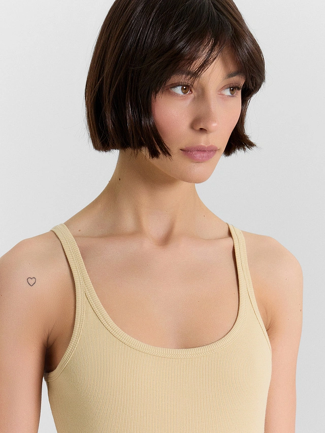 Топ женский бежевый - 4