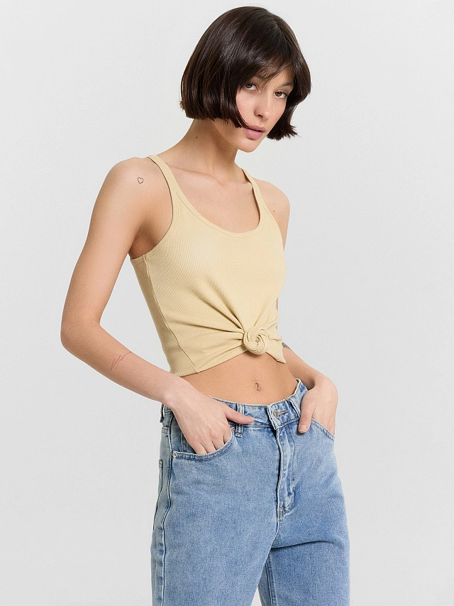 Топ женский бежевый - 5