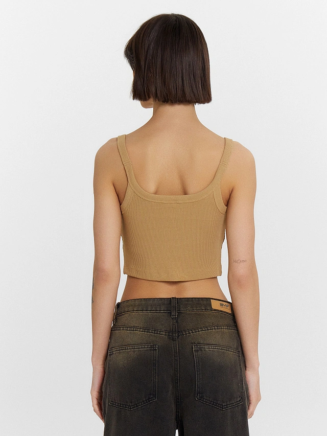 Топ женский бежевый - 2