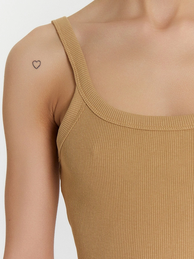 Топ женский бежевый - 5