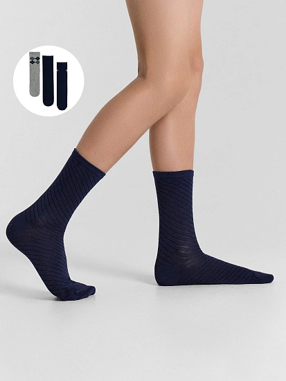 картинка НОСКИ ДЕТСКИЕ (3 пары) от известного бренда одежды для девочек Mark Formelle