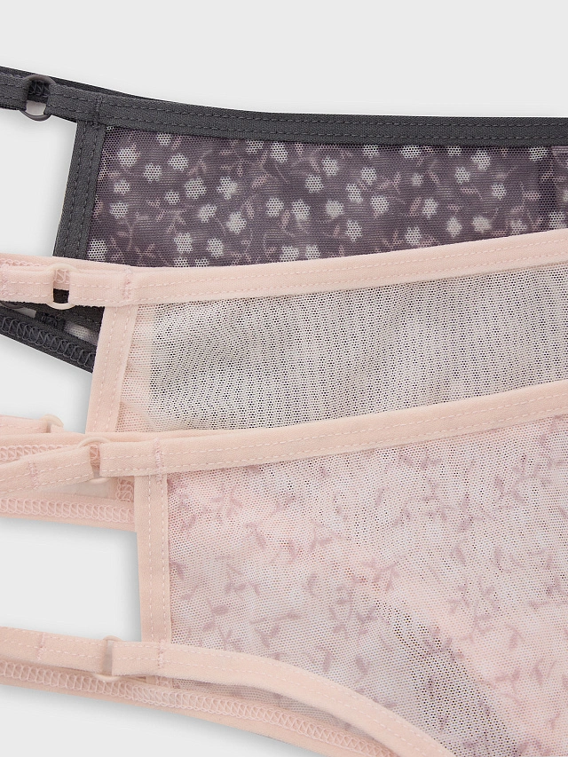 Трусы бразилиана женские в наборе, 3 шт - 10