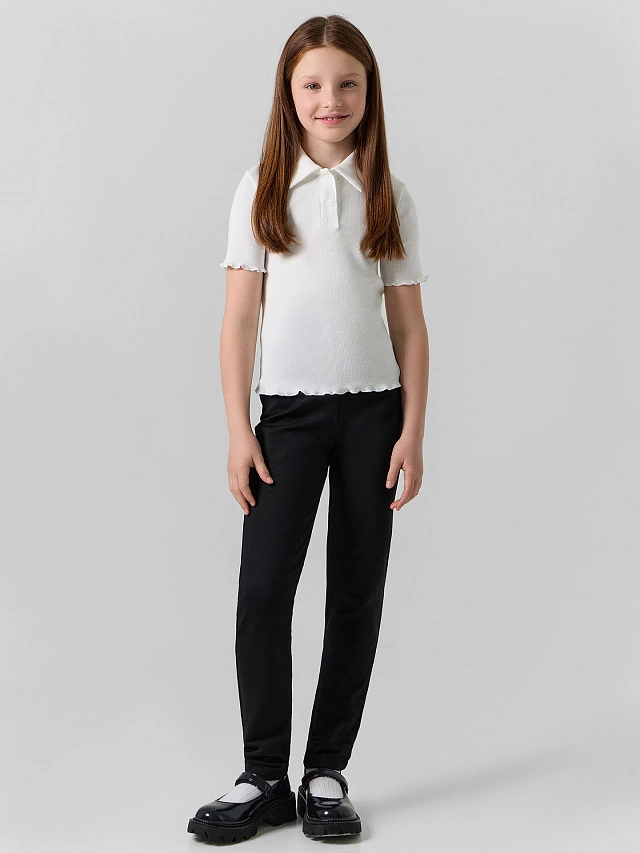 Брюки для девочек черные - 3