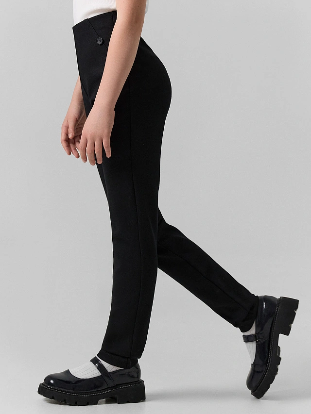 Брюки для девочек черные - 6