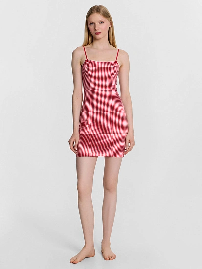 картинка Сорочка ночная женская в клетку  от магазина стильной одежды Mark Formelle