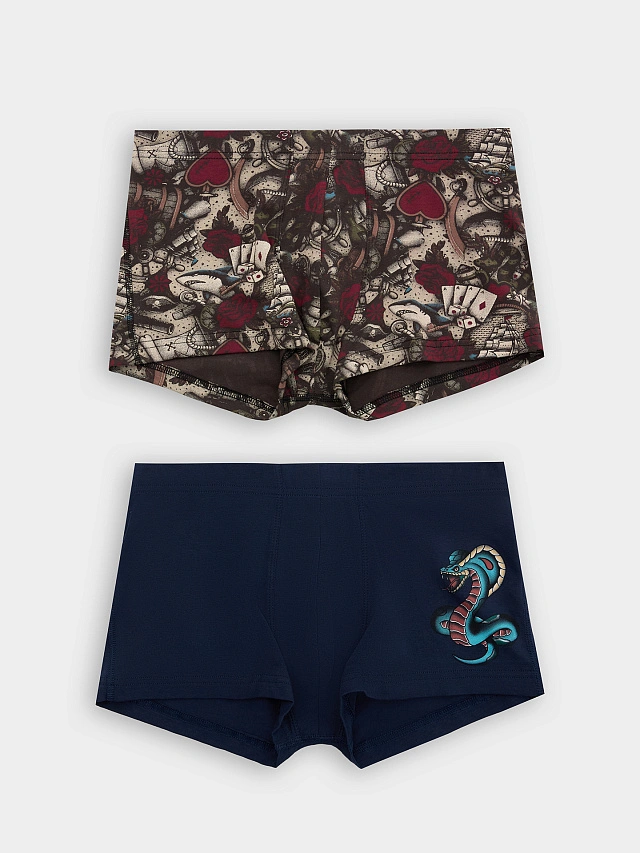 Трусы мужские в наборе, 2 шт - 9