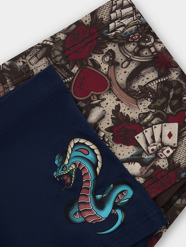 Трусы мужские в наборе, 2 шт - 11