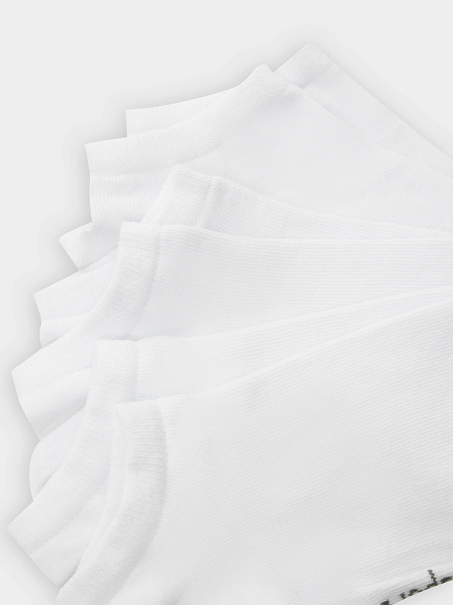 Носки женские белые в наборе, 3 шт - 6