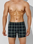 Трусы шорты мужские в клетку