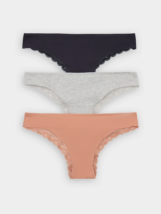 Трусы женские в наборе, 3 шт - 10