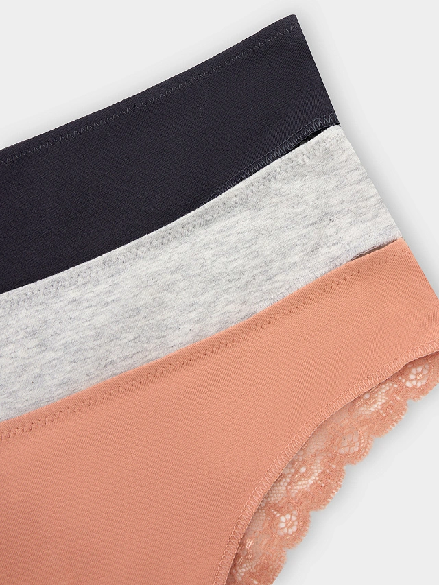 Трусы женские в наборе, 3 шт - 12