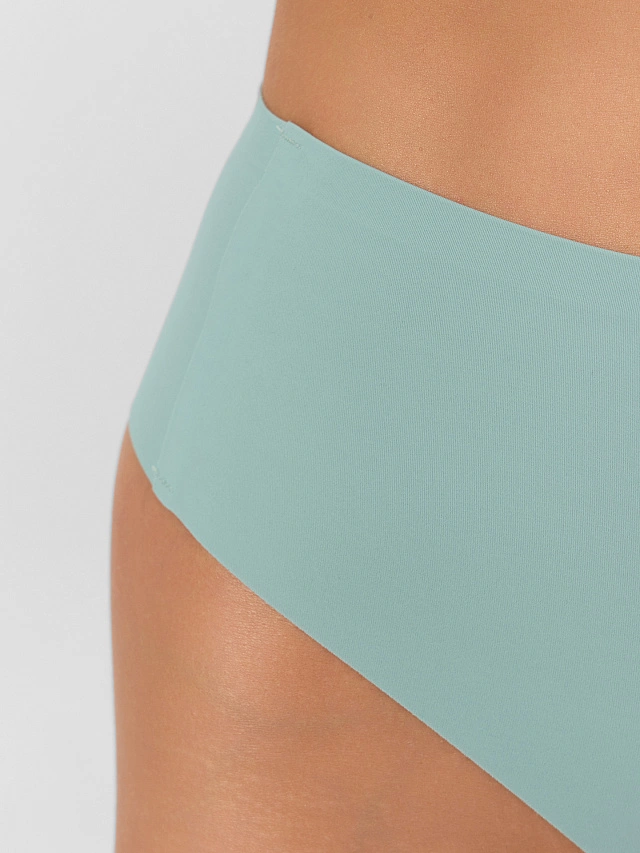 Трусы женские слипы голубые - 6