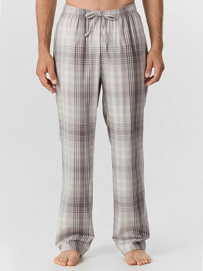 картинка Брюки домашние мужские серые в клетку  от магазина мужской одежды Mark Formelle