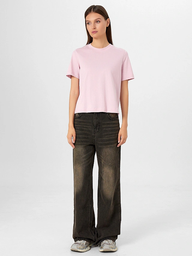 Футболка женская розовая - 3