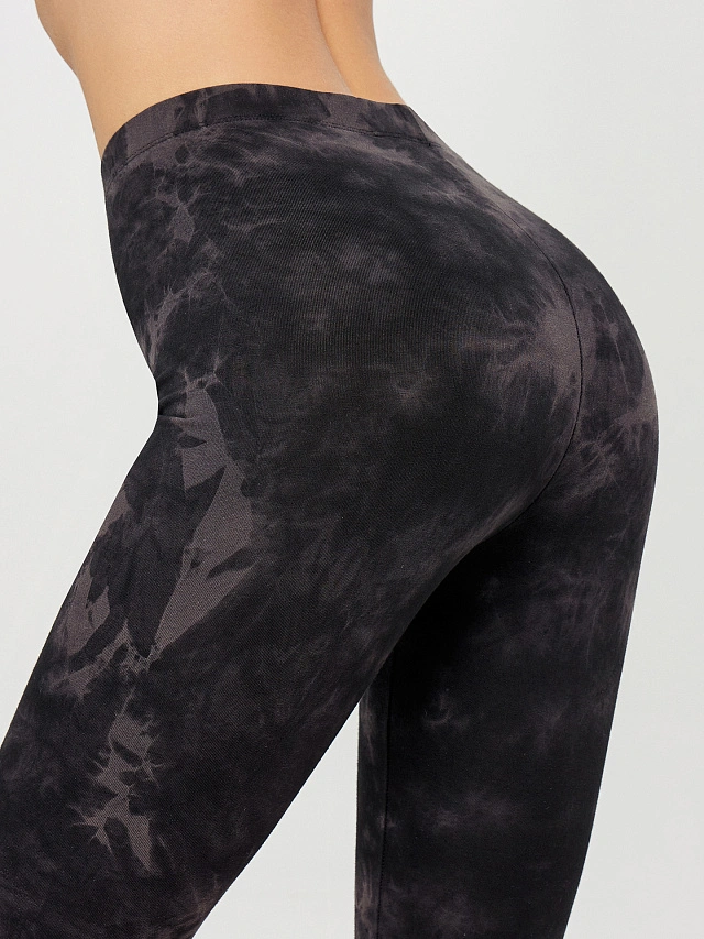 Велосипедки женские фиолетовые с принтом - 4