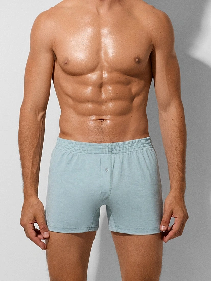 картинка Трусы шорты мужские голубые от магазина мужской одежды Mark Formelle