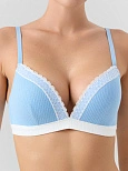 Бюстгальтер женский голубой