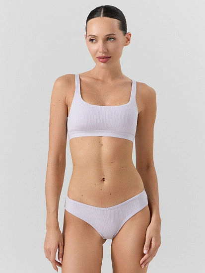 картинка Трусы бразилиана женские лиловые  от магазина стильной одежды Mark Formelle