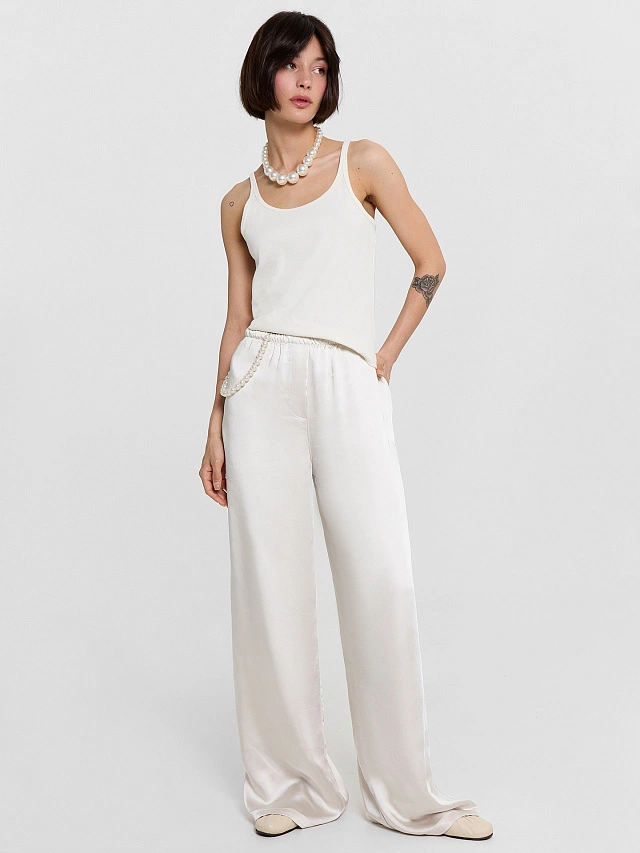 Брюки женские белые - 5