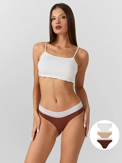 картинка ТРУСЫ ЖЕНСКИЕ (3ШТ.) от магазина стильной одежды Mark Formelle