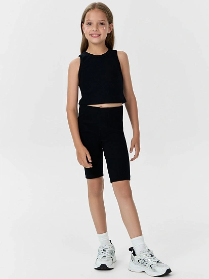картинка Комплект для девочек черный от известного бренда одежды для девочек Mark Formelle