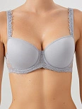 Бюстгальтер женский серый