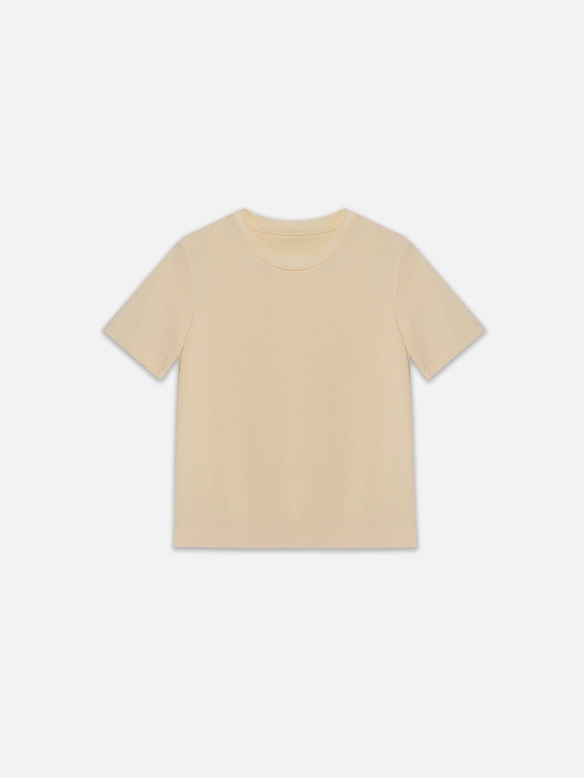 Футболка женская желтая - 4