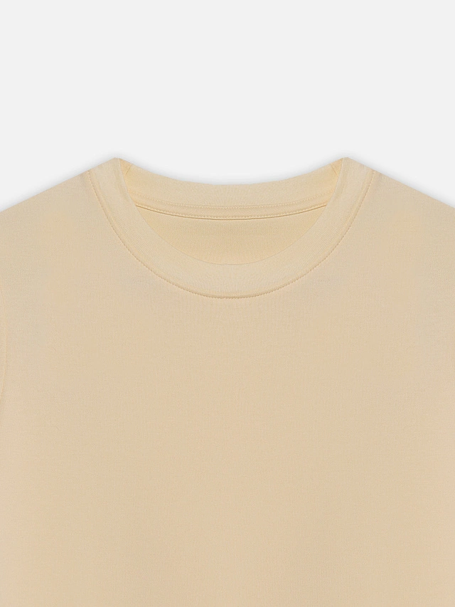 Футболка женская желтая - 5