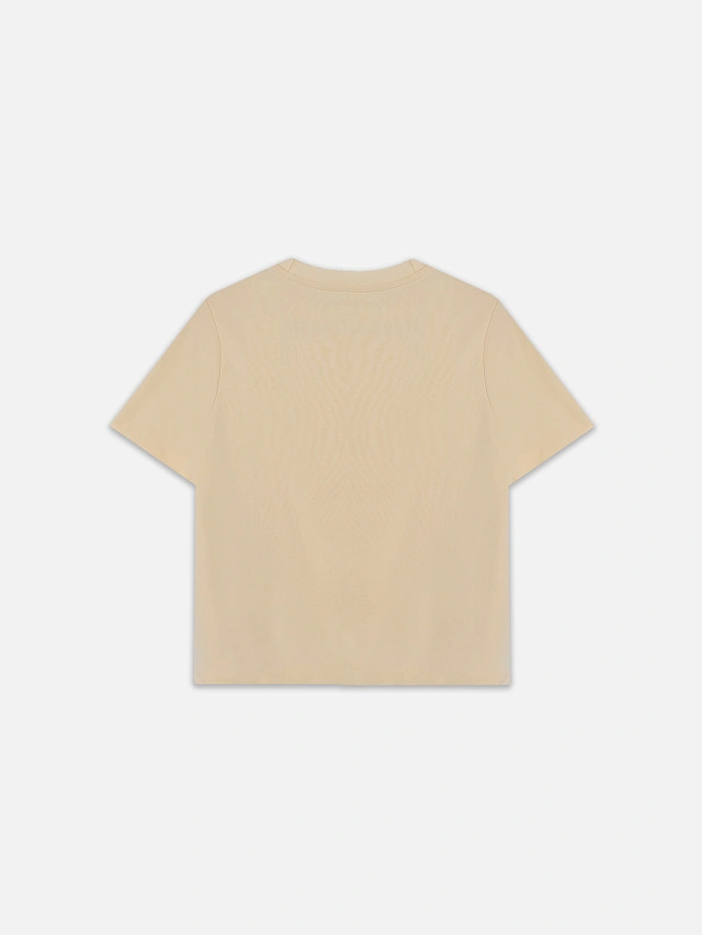 Футболка женская желтая - 7