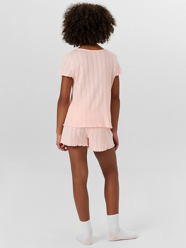 КОМПЛЕКТ ДЛЯ ДЕВОЧЕК (ФУТБОЛКА, ШОРТЫ) - 2