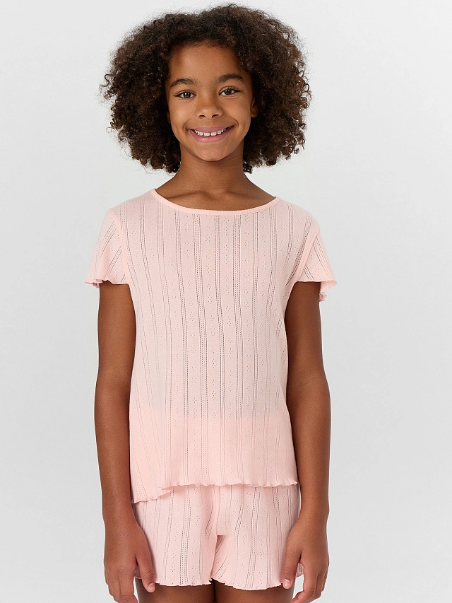 КОМПЛЕКТ ДЛЯ ДЕВОЧЕК (ФУТБОЛКА, ШОРТЫ) - 3