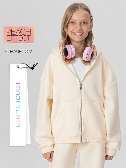 картинка Толстовка для девочек желтая от известного бренда одежды для девочек Mark Formelle