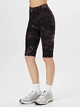 Велосипедки женские черные с принтом