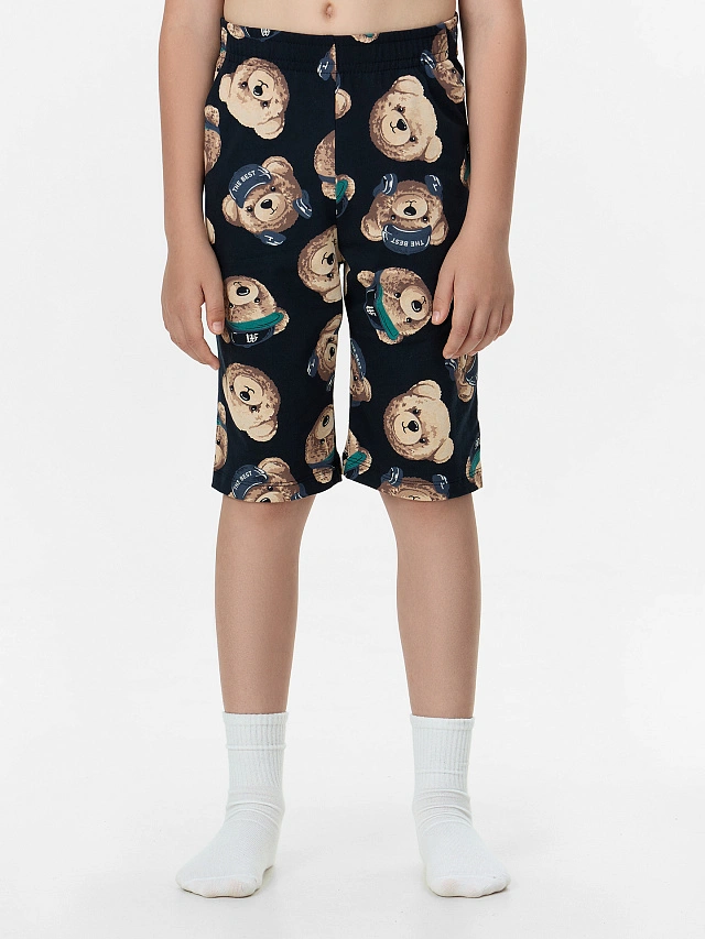 Комплект домашний для мальчиков с принтом в виде мишек - 4