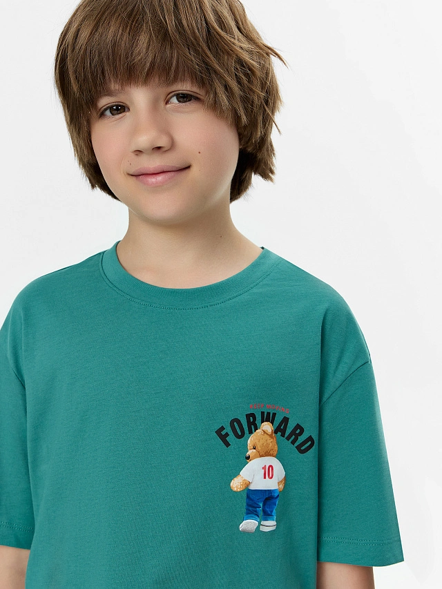 Комплект домашний для мальчиков с принтом в виде мишек - 6