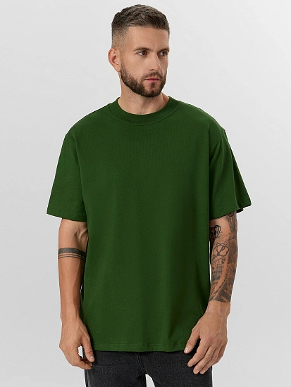 картинка Футболка мужская зеленая  от магазина мужской одежды Mark Formelle