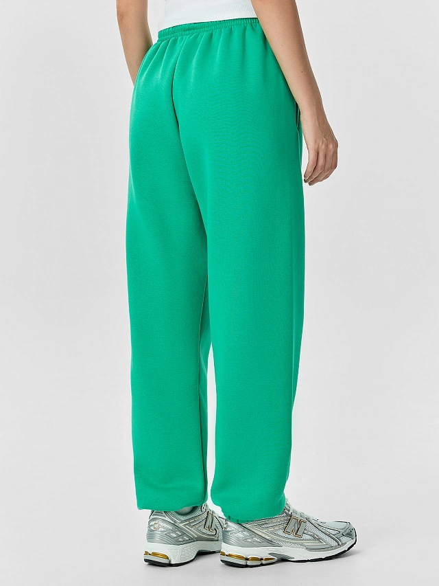 Брюки джоггеры женские зеленые - 2