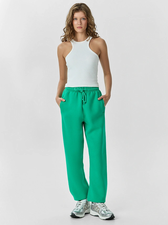 Брюки джоггеры женские зеленые - 3