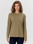 Лонгслив женский хаки