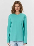Лонгслив женский бирюзовый
