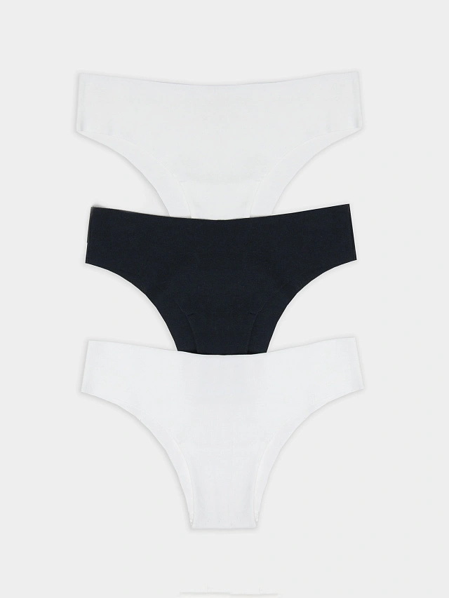 Трусы женские бесшовные в наборе, 3 шт - 8