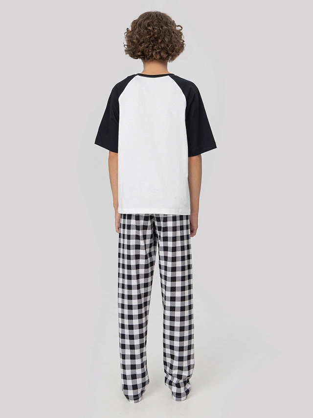 Комплект домашний для мальчиков с принтом и надписью "pro skator" - 3