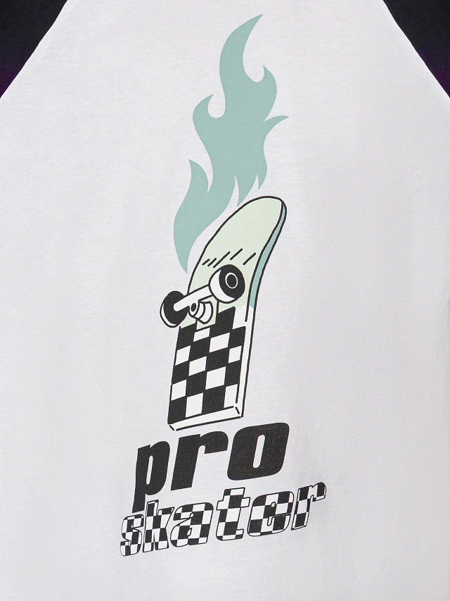 Комплект домашний для мальчиков с принтом и надписью "pro skator" - 7