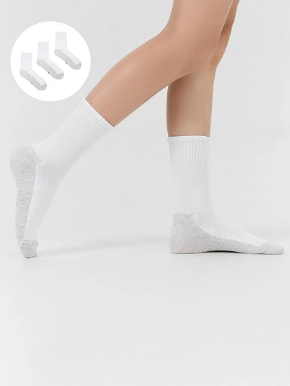 картинка Носки детские в наборе, 3 пары от известного бренда одежды для девочек Mark Formelle