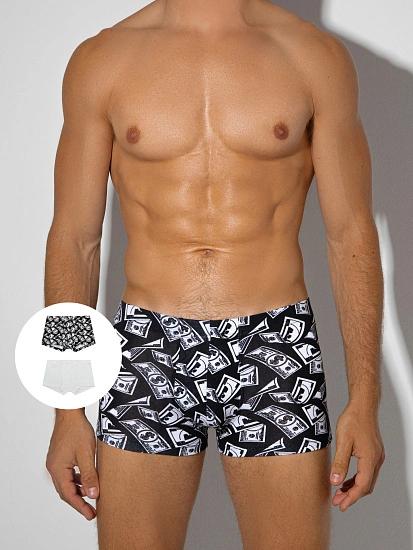 картинка Трусы боксеры мужские в наборе, 2 шт от магазина мужской одежды Mark Formelle