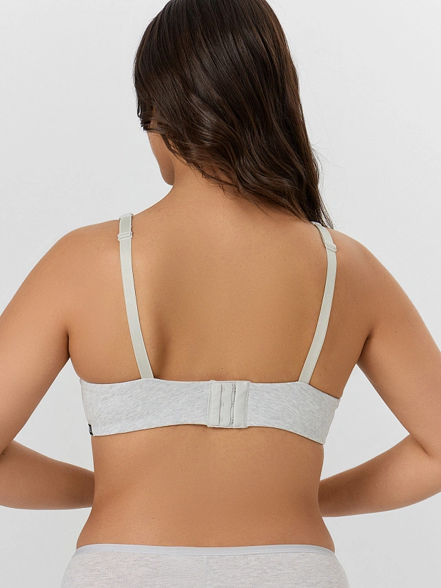 Бюстгальтер женский серый - 4