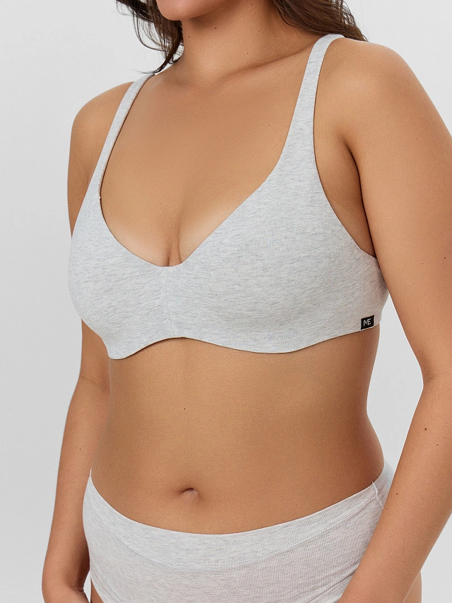 Бюстгальтер женский серый - 6