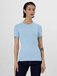 Футболка женская голубая